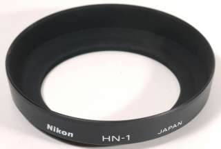 Nikon HN 1, genuine Metal Lens Hood for Nikon AIS 24/2 ( 52mm filter 