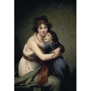 Madame Vigee Lebrun and Her Daughter Arts, Crafts 