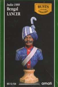 Amati 110 India 1888 Bengal Lancer Bust,#8512/04  