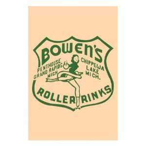  Bowens Roller Rinks Premium Poster Print, 12x16