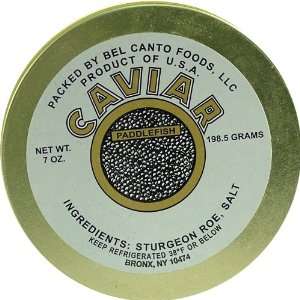 American Paddlefish Caviar   7 oz  Grocery & Gourmet Food