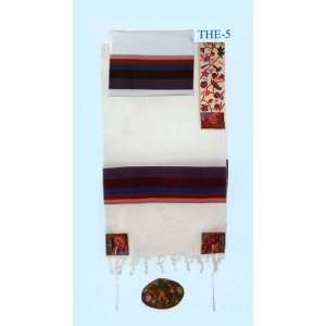  Emanuel Embroidered Tallit Set   Matriarchs in Color, 21 x 