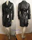 vavoom valentino black patent leather trench coat one day shipping