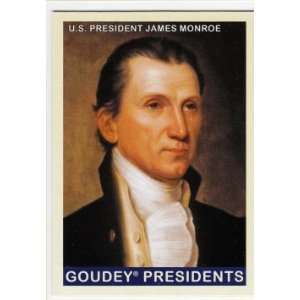  James Monroe President 2008 Upper Deck Goudey #234 