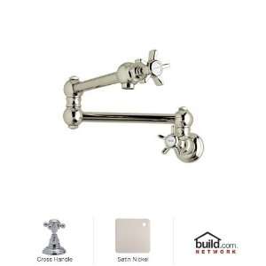  Rohl A1451XMSTN 2 Satin Nickel Country Kitchen Lead Free 