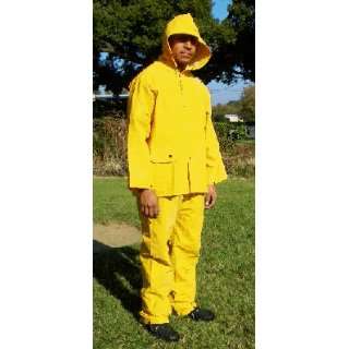  Complete Rainsuit, Jacket With Hood & Overalls   2X Large 