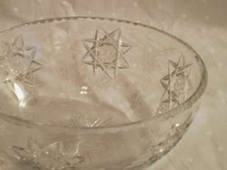 Hawkes Crystal AB American Brilliant 8 Inch Glass Bowl  