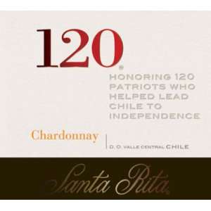  2010 Santa Rita 120 Chardonnay 750ml Grocery & Gourmet 
