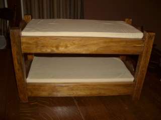 Handcrafted Doll Bunk Beds for American Girl Doll  