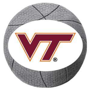  Virginia Tech Hokies NCAA Basketball One Inch Pewter Lapel 
