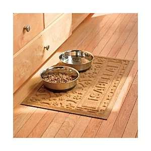  Personalized Paws & Bones Pet Placemat   EVERGREEN 