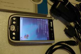 DELL AXIM X50V PDA POCKET PC WITH CHARGING CRADLE & MANUALS 