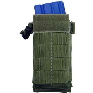  Single M4/M16 Pouch PALS Front OD Green