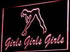 i767 r Girls Night Club Bar Beer Wine Neon Light Sign