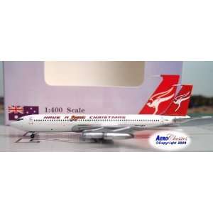  Aeroclassics Qantas Christmas B707 338C Model Airplane 
