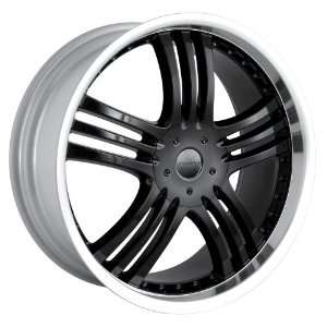   Mazzi wheels KLAW 385 Black w/ Machined Lip wheels rims Automotive