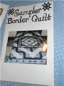 Pieced Quilt Patterns Sampler Border Moose Star Winter Spice  