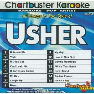    Chartbuster Artist CDG CB90351   Usher Musical Instruments