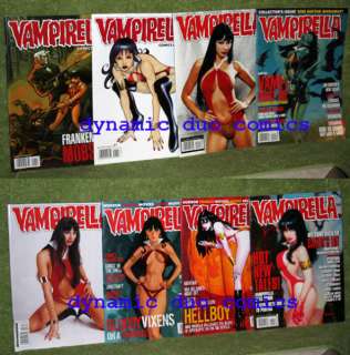 VAMPIRELLA MAGAZINE 8 Issue Lot #1, 2, 3 Reg & Variant + #4, #5  
