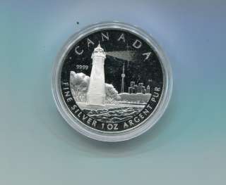 2005 Canadian $20   Lighthouse of Innovation and Mystery   1 oz .9999 