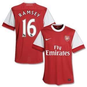  10 11 Arsenal Home Jersey + Ramsey 16