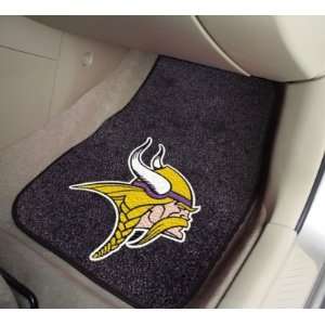  Minnesota Vikings 2 PIECE CARPET CAR/TRUCK/AUTO FLOOR MATS 