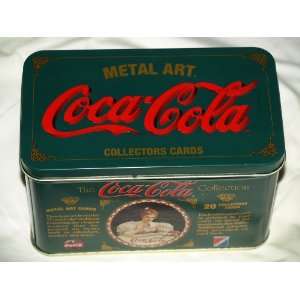  Coca Cola Metal Art Collector Cards 