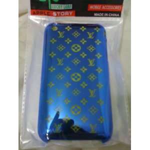   * SLIM Blue Titanium Iphone 2g 3g 3gs BACK Protective Hard Cover Case