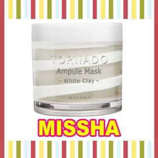 MISSHA] Tornado Ampule Mask   White Clay  