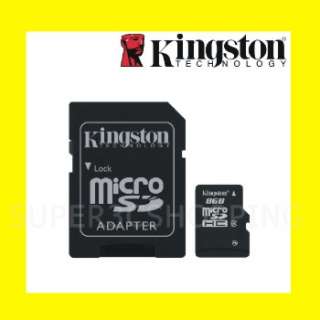 Kingston 8GB Class 4 Micro SDHC SD HC Flash Memory Card SDC4/8GB 