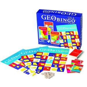  GeoBingo USA   Educational Geography Board Game Toys 