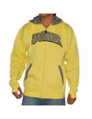 Mens Quiksilver Surf Zip Up Hoodie Sweatshirt Jacket   Yellow