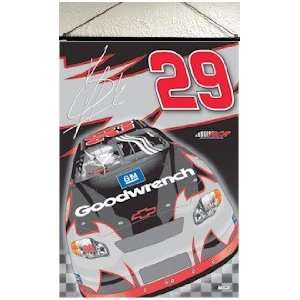  KEVIN HARVICK #29 INDOOR BANNER SCROLL 28 X 40 Sports 