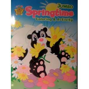    Jumbo Springtime Coloring & Activity Book (128 pages) Toys & Games