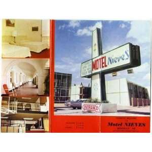  Motel Nieves Chihuahua Mexico Brochure 1960s Everything 