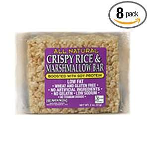 Heaven Scent Soy Protein Boosted Crispy Rice Bars, Eight 2 Ounce Units 