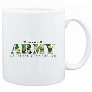  Mug White  US ARMY Artistic Gymnastics / CAMOUFLAGE 