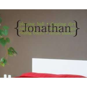    Personalized Boy/Girl Definition Wall Decal