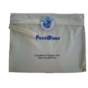  FuzziBunz Reusable Travel Diaper Tote Wet Bag   Butter 