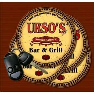  URSOS Family Name Bar & Grill Coasters