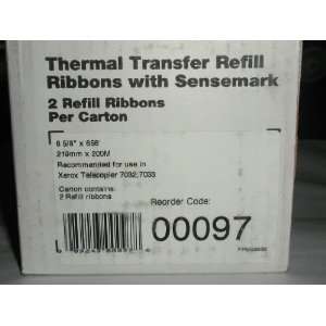 ACCUFAX THERMAL TRANSFER REFILL RIBBONS RIBBON WITH 
