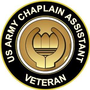  Six Pack of 3.8 US Army Chaplain Assistant Veteran Decal 