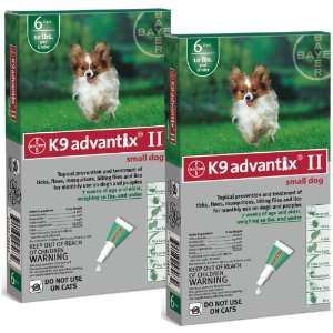   MONTH K 9 ADVANTIX II Small Dog (for dogs up to 10 lbs)