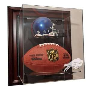  Buffalo Bills Mini Helmet and Football Display Case with 