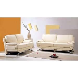   Color # 8003) Edison Global Leather Sofa Living Room