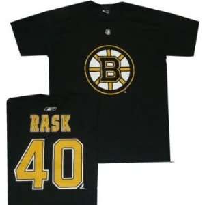 Boston Bruins Tuukka Rask Black Reebok Jersey T Shirt  