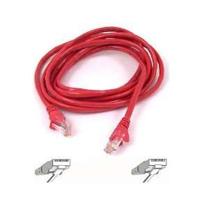   CABLE RJ 45 M 15 Feet Unshielded twisted pair CAT 6 RED Electronics