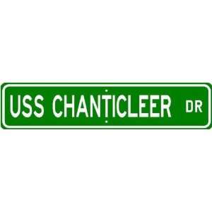  USS CHANTICLEER ASR 7 Street Sign   Navy Ship Gift Sail 