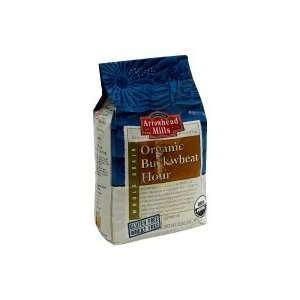Arrowhead Mills Organic Buckwheat Flour, Whole Grain, 32 oz, (pack of 