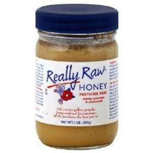 Really Raw Honey   Totally Unprocessed, 16 Ounce  Grocery 